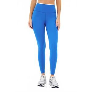 NEW SPLITS59 easton rigor high waist 7/8 leggings in classic blue/white